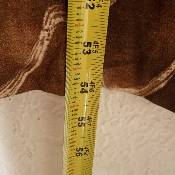 Trueworths Maxi Dress Size 38 Cream Tan Abstract Floral - Sleeveless Maxi Boho - Picture 7 of 9